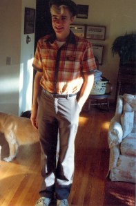 Embarassing picture of me before I became a scientist. Hardee's fast food restaurant cashier, my first "real job."