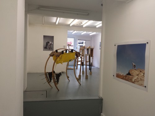 Prototype goat-suits. Their mobility was too limited.